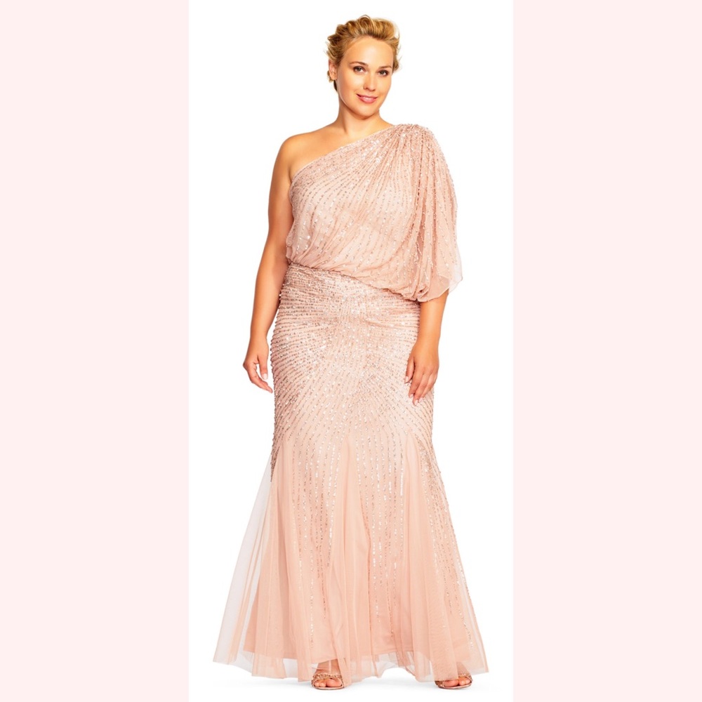 NWT PROM Adrianna Papell - 24W Beaded Gown